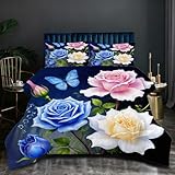 Inclus dans le set : Ce set de literie Couette Édredon comprend une couette mesurant 140 x 200 cm et deux taies d'oreiller de 65 x 65 cm, conformes aux normes françaises, il s'adapte parfaitement à votre lit.