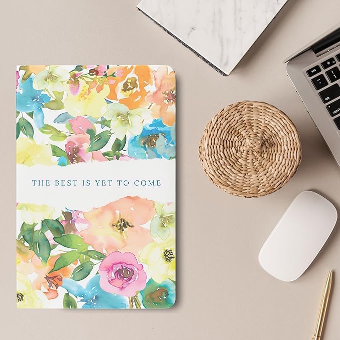 Image of LAURET BLANC Ruled Notebook- A5 Size, 144 Lined Pages, 90 GSM, Paperback (The Best Is Yet To Come)