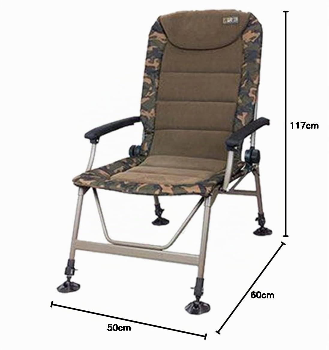 Fox R3 Camo Chair Angelstuhl, Anglerstuhl, Karpfenstuhl, Campingstuhl, Stuhl zum Angeln für Angler