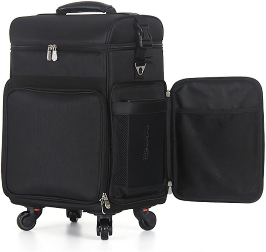 Cosmetic Case Travel Large Capacity Cosmetic Storage Toolbox Beauty Lady Nail Art Tattoo Trolley Case