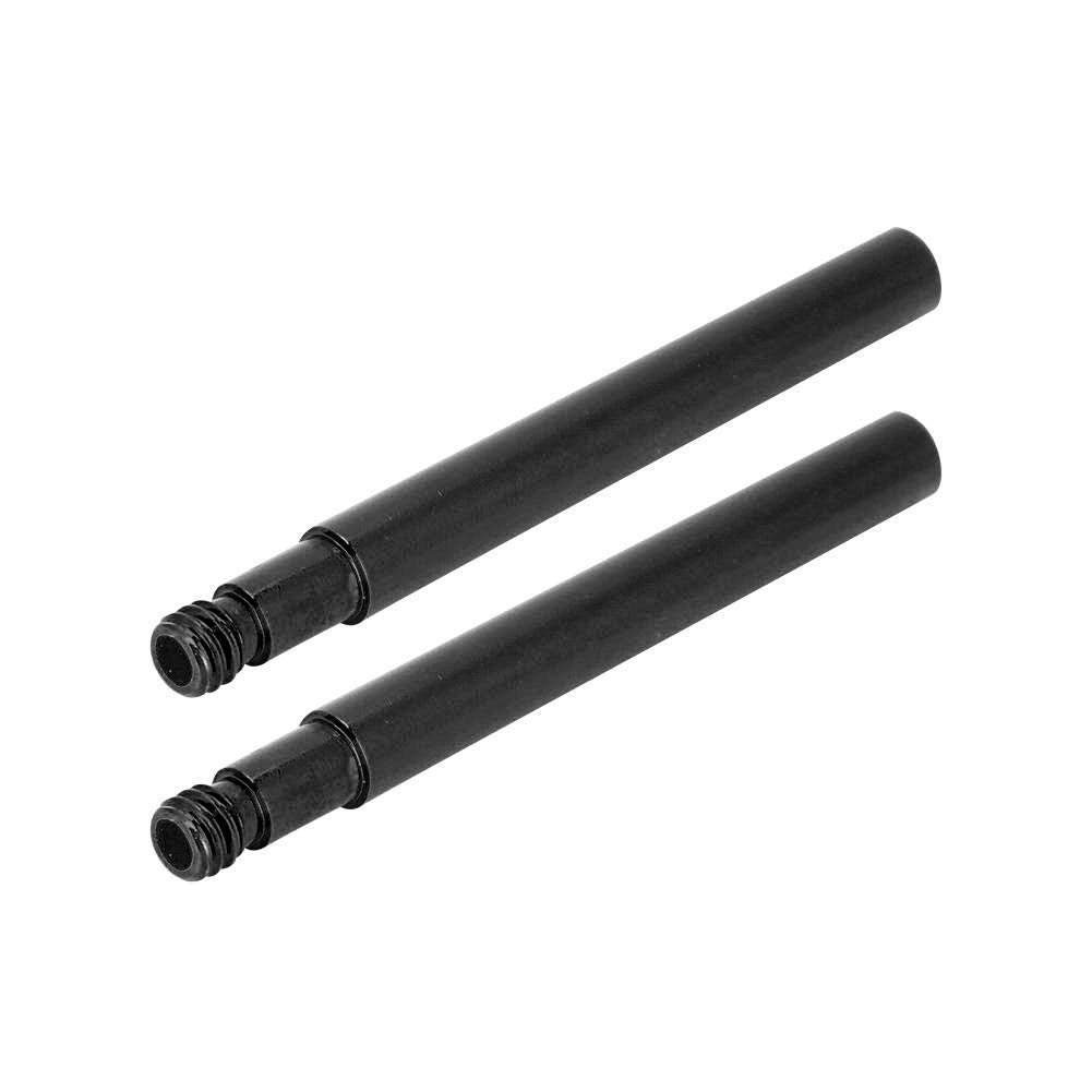 Presta Valve Extender per bicicletta, estensione delle valvole pneumatici 2Pcs da 60 mm(nero)