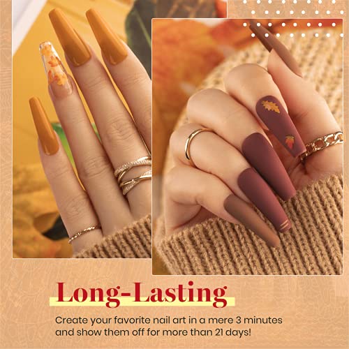 Image of Beetles Gel Nail Polish Set, Caramel Swirl Gel Polish 6 Colors