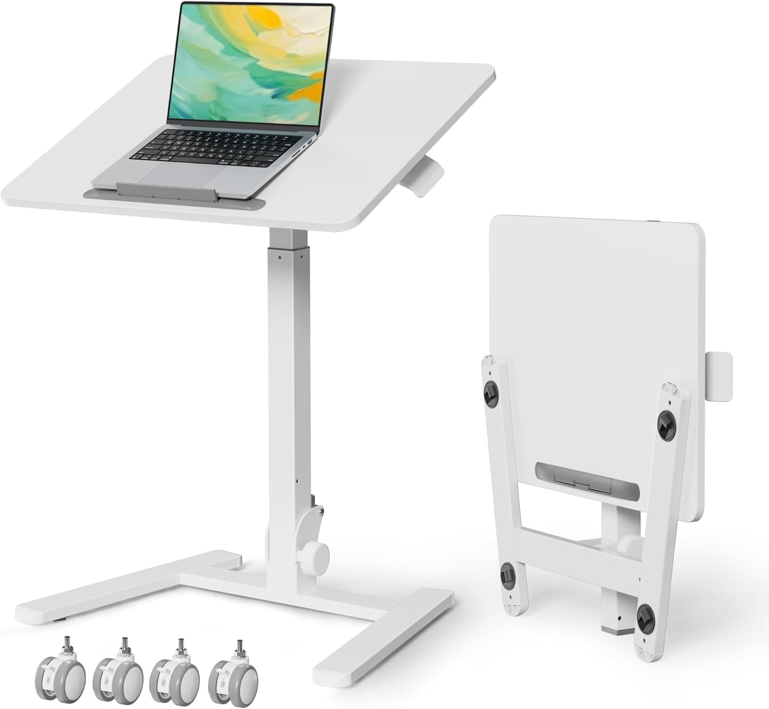 Amazon | GIBBON MOUNTS 昇降デスク 折りたたみ 幅65x奥行48cm 高さ