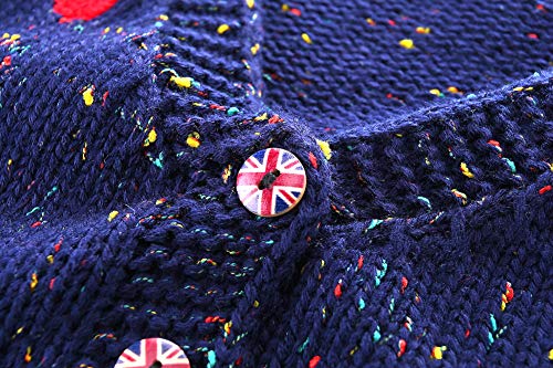 Mud Kingdom Girls Cardigan Sweaters Cute Colorful Love4