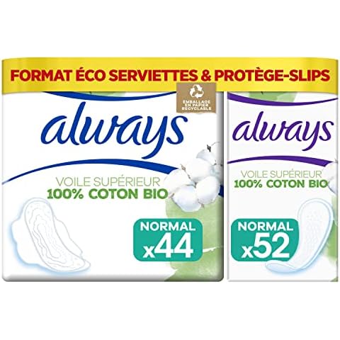 Always Cotton Protection Serviettes Taille 1 Cover