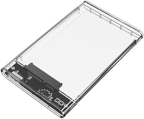 Case para HD transparente, Sata 2.5