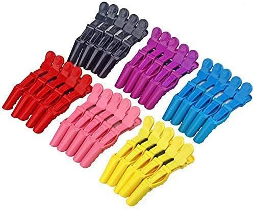 Professional Styling Hair Clips with Hair Styling and Sectioning - Wide Teeth & Durable for Hair Salon Quality Alligator Hair Clips
