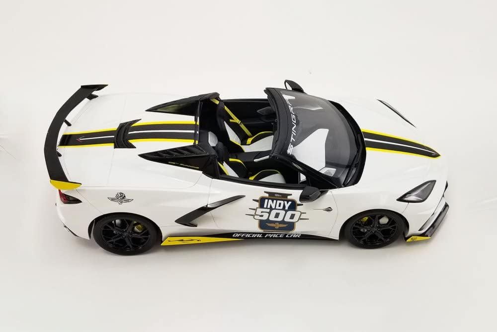 2021 Chevy Corvette Stingray, White RAR18017-1/18 Scale Resin Car