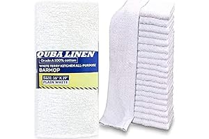 QUBA Linen Bar Mop Towels: Premium Rag Towels for All Your Cleaning Needs