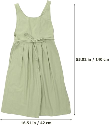 Miniatura 9 de Delantal de cocina, delantal verde, delantal para hornear, delantal, cafetería, tienda, delantal de jardinería, delantal de tienda para mujeres y