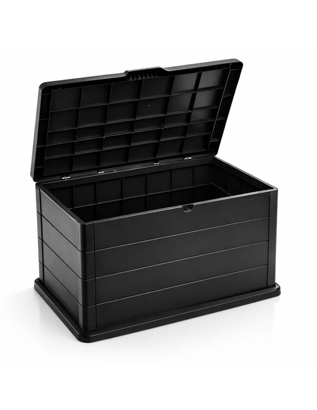 Jardin202 - Baúl Exterior Grande 170L / 340L de Resina para Jardín y Terraza | Arcón de Almacenaje | Impermeable | Resistente UV | Antracita | 170 L - 3