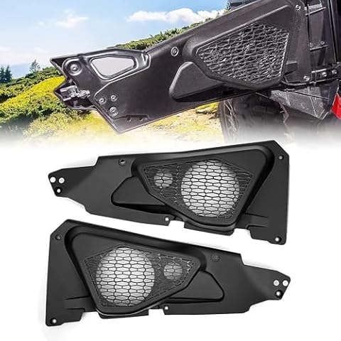 Aoicils Door Speakers Pods for RZR, 6.5 inch Front Speaker Pods Panels for Polaris RZR XP 4 1000,XP 1000,RZR 900,RZR 4 900 EPS Accessories 2014-2019(2PCS) Cover
