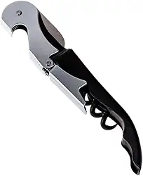 Saca Rolhas 2 Estágios Preto Weck