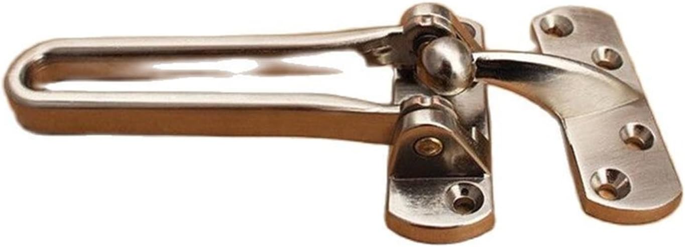 YEJIANGHUA Thickened Anti-Theft Chain Latch Safety Bar Bolt Room Lock Hotel Door Buckle Natural