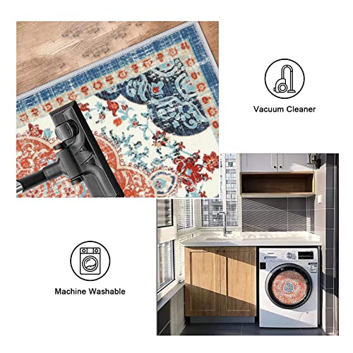 Ileading Boho Kitchen Rugs Sets 3 Piece With Runner Non Slip Kitchen Mats For Floor Washable Bohemian Kitchen Runner Rug Set For Kitchen Hallway Laundry Room Door Office Sink #TOP4