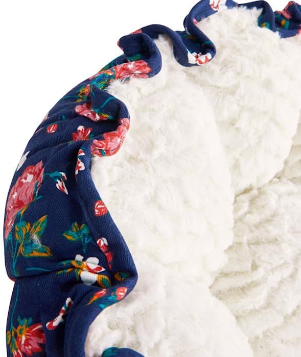 review EveryYay Snooze Fest Navy Floral Printed Round Cat Bed, 16-20