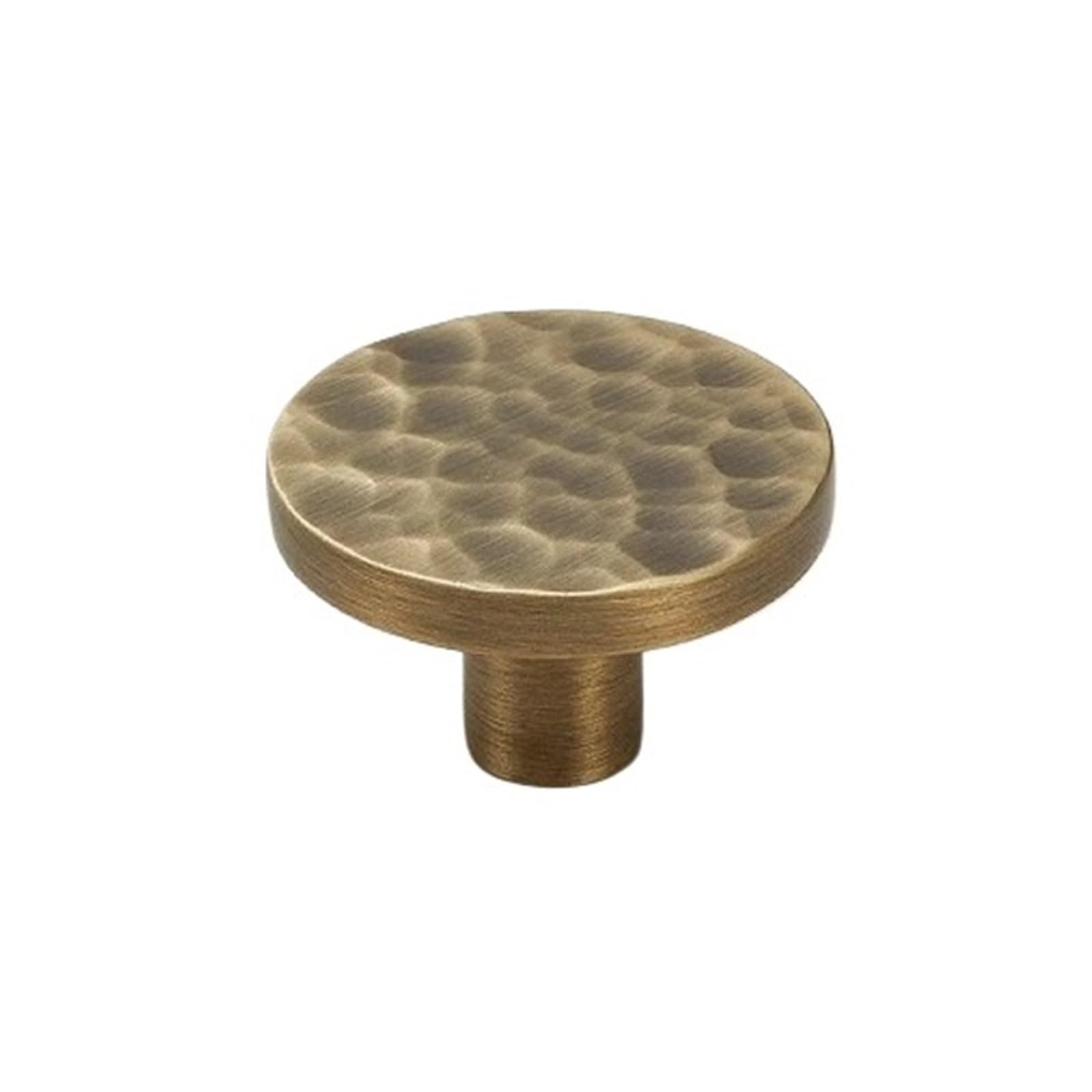 Vaqropnshrg Bronze-B-Large Vintage Brass Cabinet Drawer Handles, Hand-Hammered Texture Furniture Pulls
