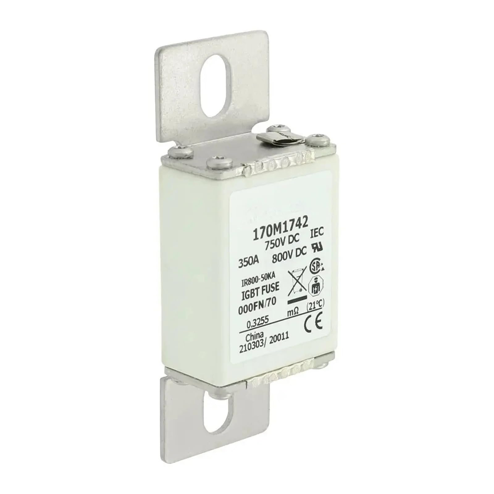 Fusible 170M1732 cartouche protection surintensité industrielle 170M1730 170M1740 170M1741