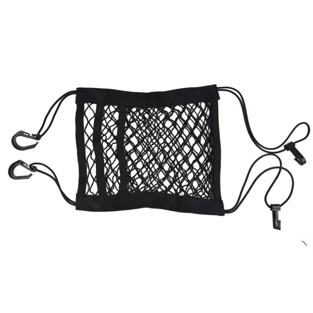 ONISHOMES Car Mesh Organizer 3- Layer, Dog Net Between Car Seats, Barrier of Backseat Pet Kids, Cargo Tissue Purse Holder, Driver Storage Netting Pouch, Automotive Seat Back Organizers Net