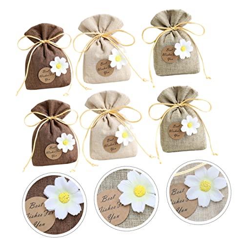 6 bolsas de sachet de lavanda para hogar y auto miniatura 5