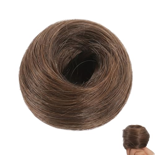 PELUCA MUJER MARRÓN - Peluca Larga Ondulada con Aspecto Natural para Uso Diario y Disfraz, Postizo de Pelo Sintético de Alta Calidad, Ajustable y Transpirable