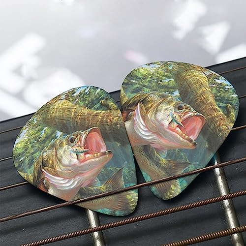 Lot de 12 médiators tendance et durables en forme de vague de pêche à la basse dans une boîte pour ukulélé guitare électrique basse - Les Beatles, Paul McCartney, John Lennon, RIngo Starr, George Harrison Lot de 12 médiators tendance et durables en forme de vague de pêche à la basse dans une boîte pour ukulélé guitare électrique basse – Image 8
