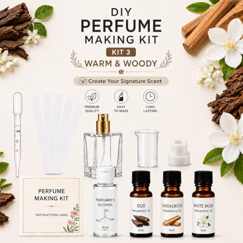 Image of Brindya DIY Perfume Making Kit - Create Your Own Signature Fragrance | 30ml Perfume Spray Bottle | Premium Fragrance Oil Set | Complete Perfume Crafting