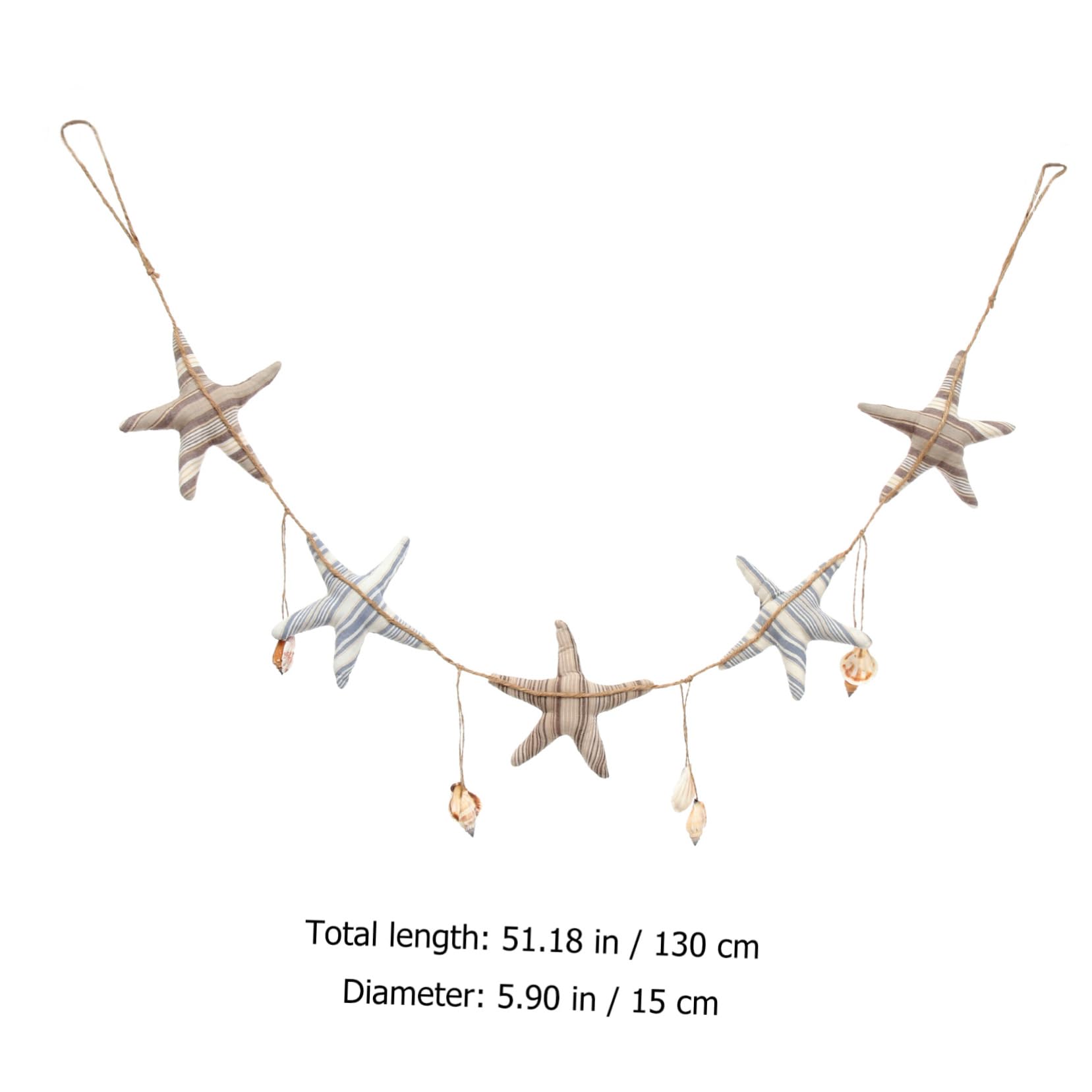 ABOOFAN 4stücke Star Shape Hanging Garland Handgefertigte Stoffdeko Für Türen Und Wände Für Hochzeiten Partys Und Wohnaccessoires Im Maritimen Stil