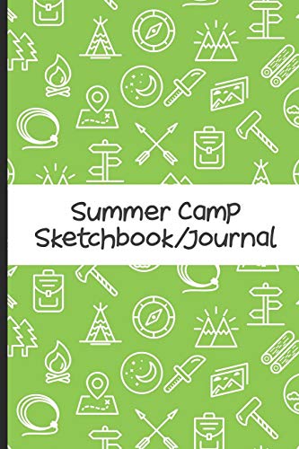 Summer Camp Sketchbook/Journal: Trending Summer Vacation Journal, Activity Notebook With Prompts, Travel Memories Diary image 3