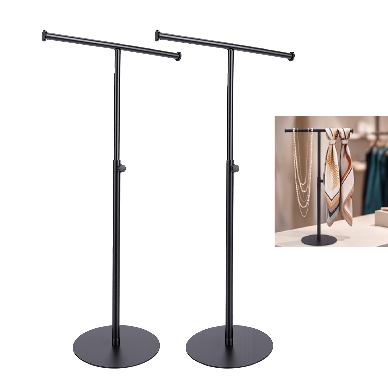Naroote T Shape Storage Rack for Handbags and Accessories