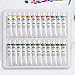 MozArt Supplies Acrylic Paint Set - 24 Paint Colors 12ml Tubes - Artist Grade Kit for Professionals, Beginners, and Kids - Ideal for Canvas, Ceramics, Crafts & Acrylic Pouring