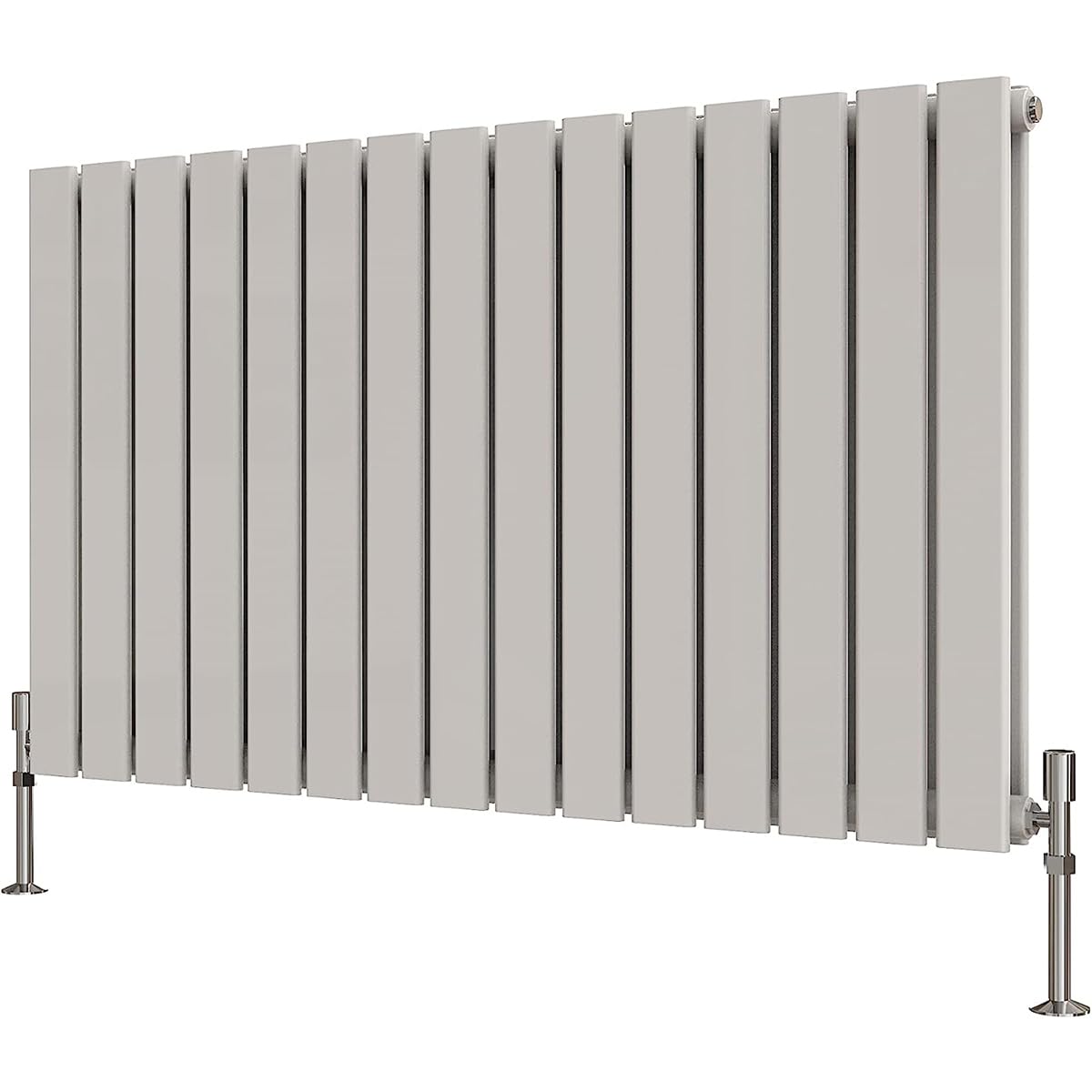 Radbliss Horizontal Flat Panel Radiator 600x1020mm White Double Design RAD Central Heating