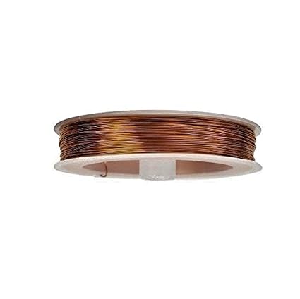 ART IFACT 100 Meters Enameled Copper Wire of 30 Gauge - 99.9% Pure Copper Wire on Spool- Winding Wire - Magnetic Wire (30 Gauge (0.32 mm Diameter))
