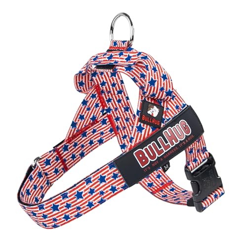BULLHUG Adjustable Dog Harness– No Pull, No Choke – for English B...