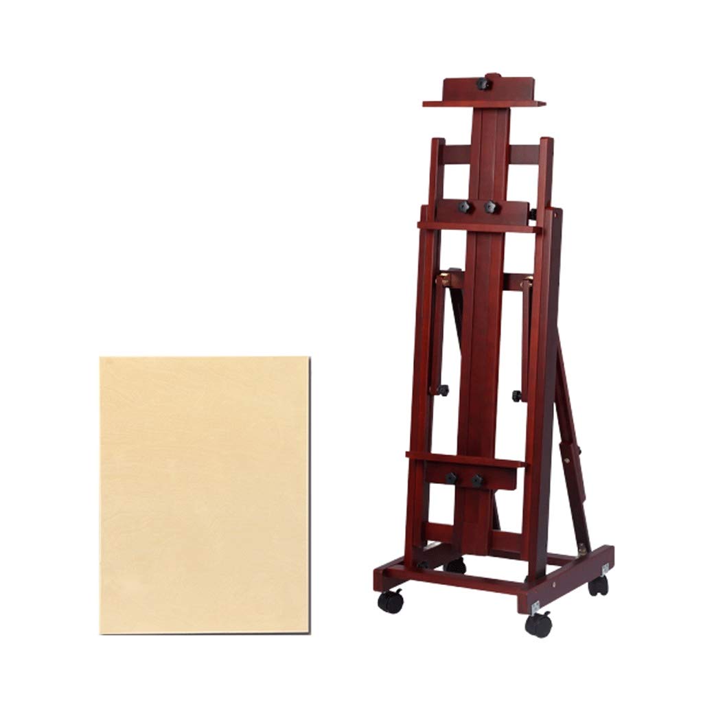 NGDFGR Easel Display Easel Multi-Function Easel Studio Artist Floor Easel Portable Adjustable Sketch Easel With Caster Wheels Stand Display Shelf Easel Stand,
