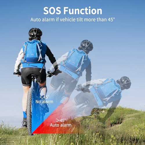 Sistema de alarma antirrobo con sensor de vibración 113dB WSDCAM para bicicleta eléctrica, motocicleta, coche, tráiler y más (2 unidades) miniatura 6