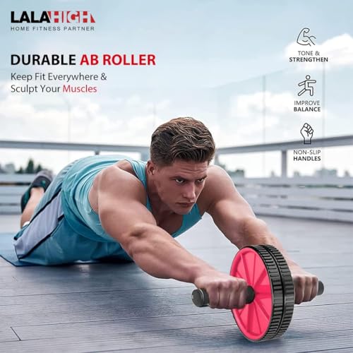 LALAHIGH-Portable-Home-Gym-System-Large-Compact-Push-Up-Board-Pilates-Bar-Fitness-Accessories-with-Resistance-Bands-Ab-Roller-Wheel-for-Men-and-Women-Gift-for-Boyfriend LALAHIGH Portable Home Gym System Large Compact Push Up Board Pilates Bar Fitness Accessories with Resistance Bands Ab Roller Wheel for Men and Women Gift for Boyfriend