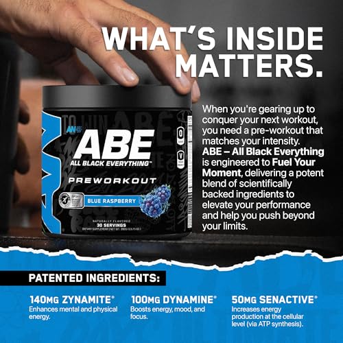 All Black Everything Pre Workout Powder | 30 Servings | Bubblegum Crush | 350mg Caffeine | Nootropic Pre-Workout Blend | Beta Alanine + Citrulline | Energy Supplement for Men and Women - Image 4