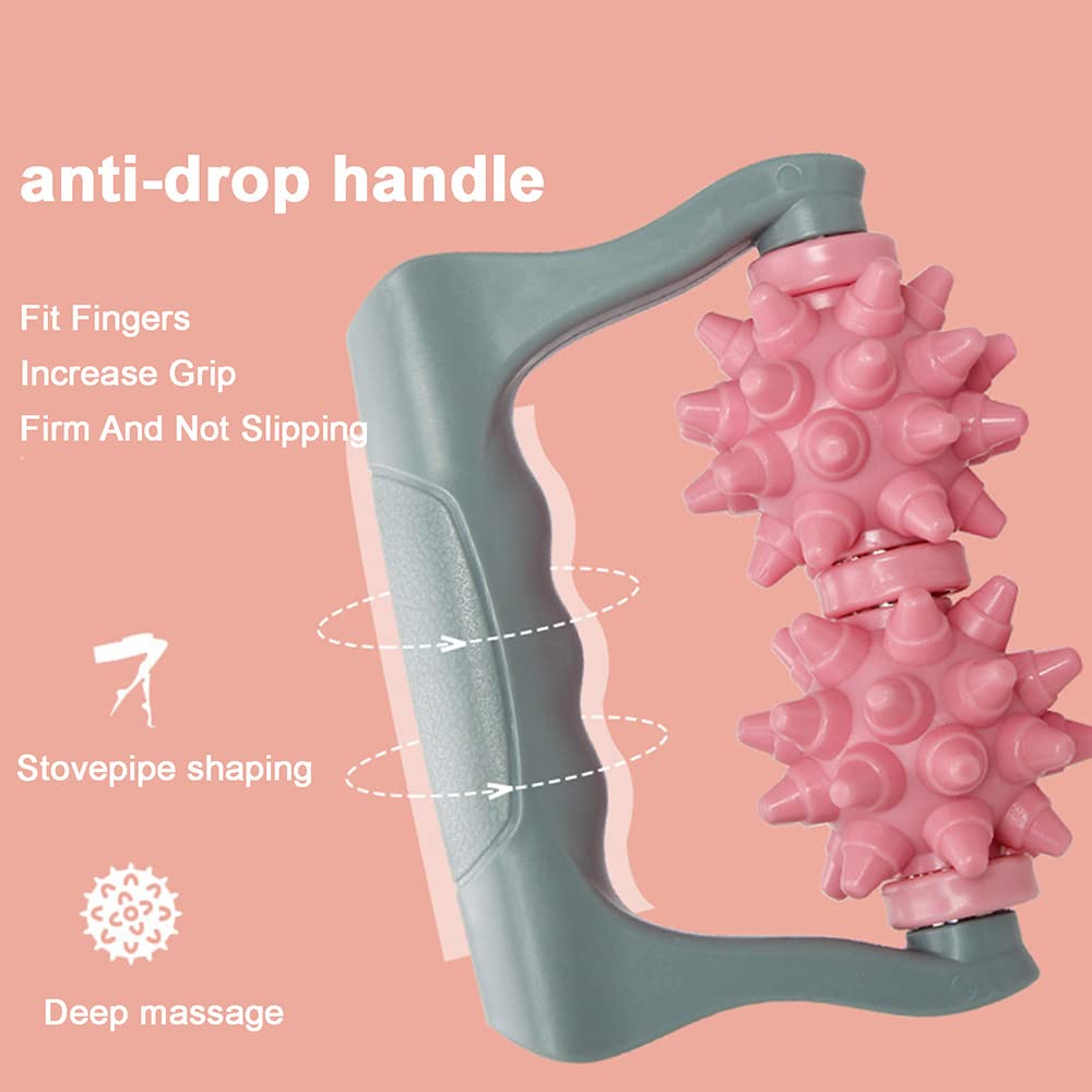 2Pz Muscle Massager Roller Handheld Maniglia Schiuma Roller Strumento di Massaggio Profondo Rigidità E Muscoli Stretti