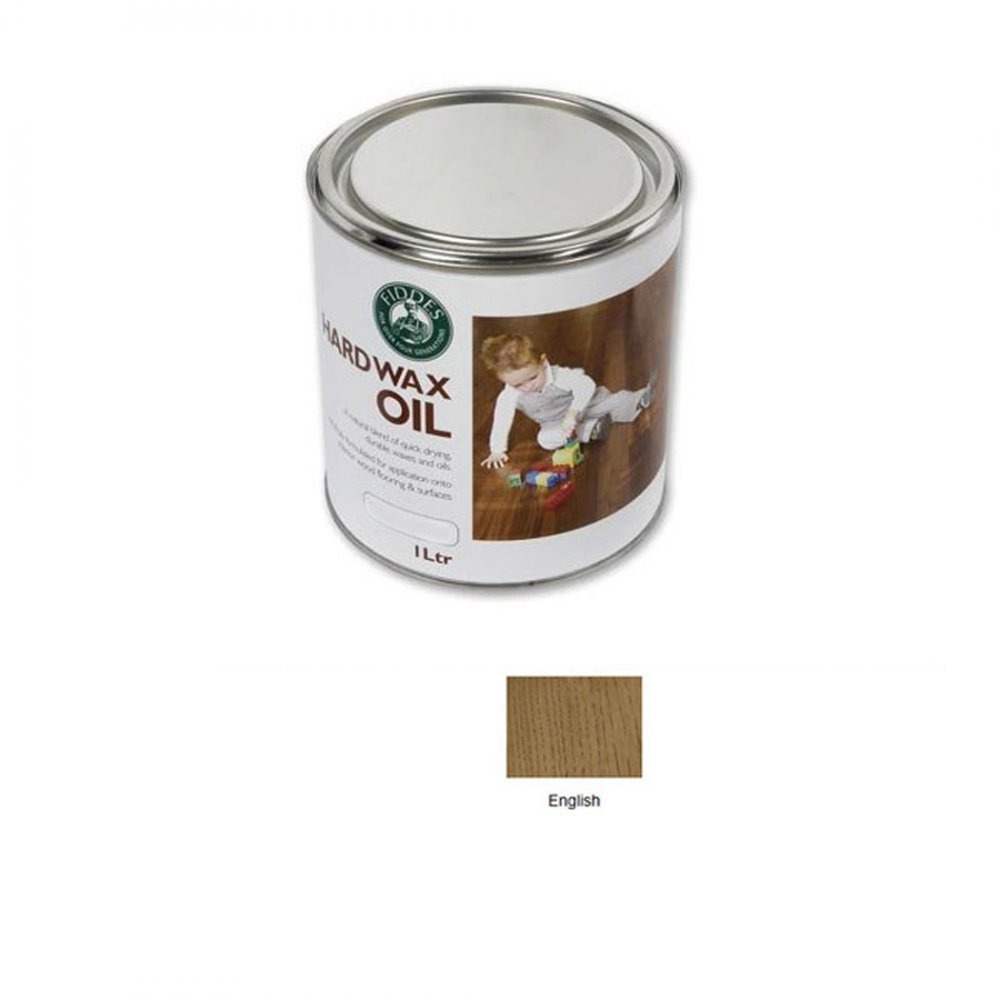 Fiddes Brown Hard Wax Oil Colour Tint - English 1Ltr