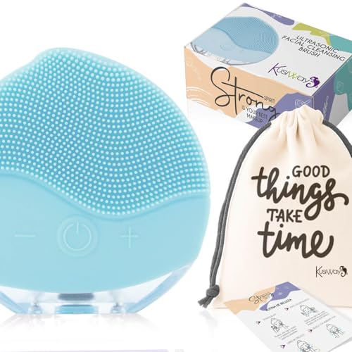 Cepillo facial limpiador eléctrico, Masajeador ultrasónico recargable de silicona resistente al agua (IPX6). Dispositivo de limpieza skincare, antiage, re afirmante, exfoliación, regalo. Strong (Cele) Cepillo facial limpiador eléctrico, Masajeador ultrasónico recargable de silicona resistente al agua (IPX6). Dispositivo de limpieza skincare, antiage, re afirmante, exfoliación, regalo. Strong (Cele)