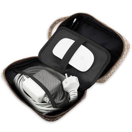 CG MOBILE WONDEE - Guess Sac Organiseur pour Femme avec Port de Chargement USB intégré, Profitez de la Mode comme Style de Vie avec ce Sac Organisateur de Gadgets, Cadeau Guess Original pour Femme