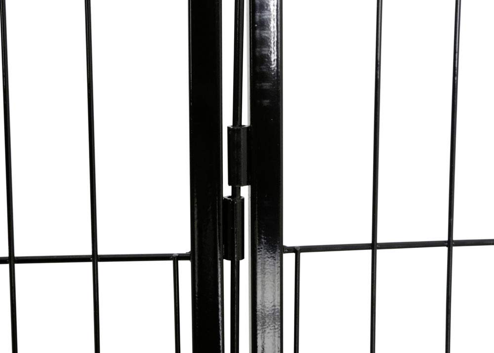 Kerbl 80577 Hunde- und Welpengehege 80x77cm, 8 Elemente, mit Türe, 20.12 kg