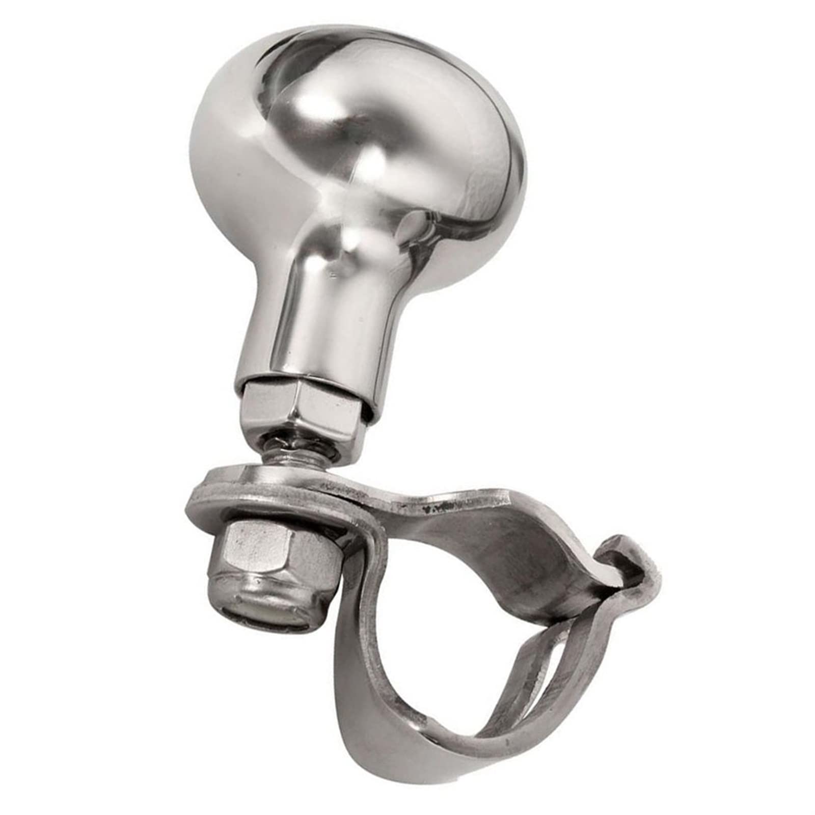 Gałka kierownicy łodzi sportowej, gałka koła eering, układ kierowniczy, pokrętło manewrowania kierownicą łodzi Spinner Handle-stal nierdzewna (srebrny)