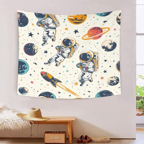 Tapisserie chambre astronaute 3D : habillez votre grand mur de salon