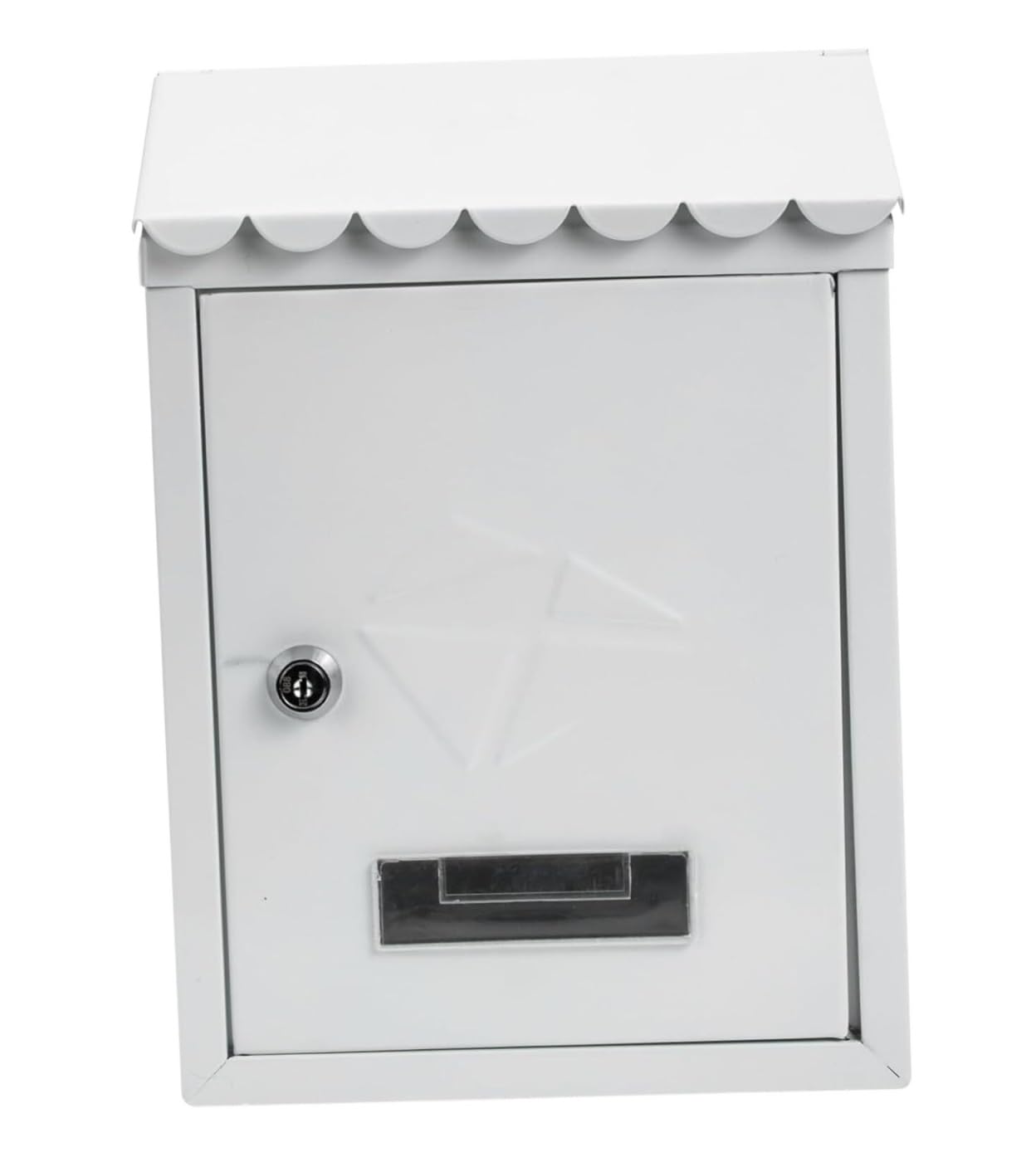 letter box, Outdoor Modern Villa Mailbox Lockable Metal Mail Box Iron Office Household Letter