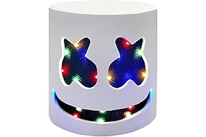Light Up Dance Mask Helmet for Halloween, Festival, Rave Party