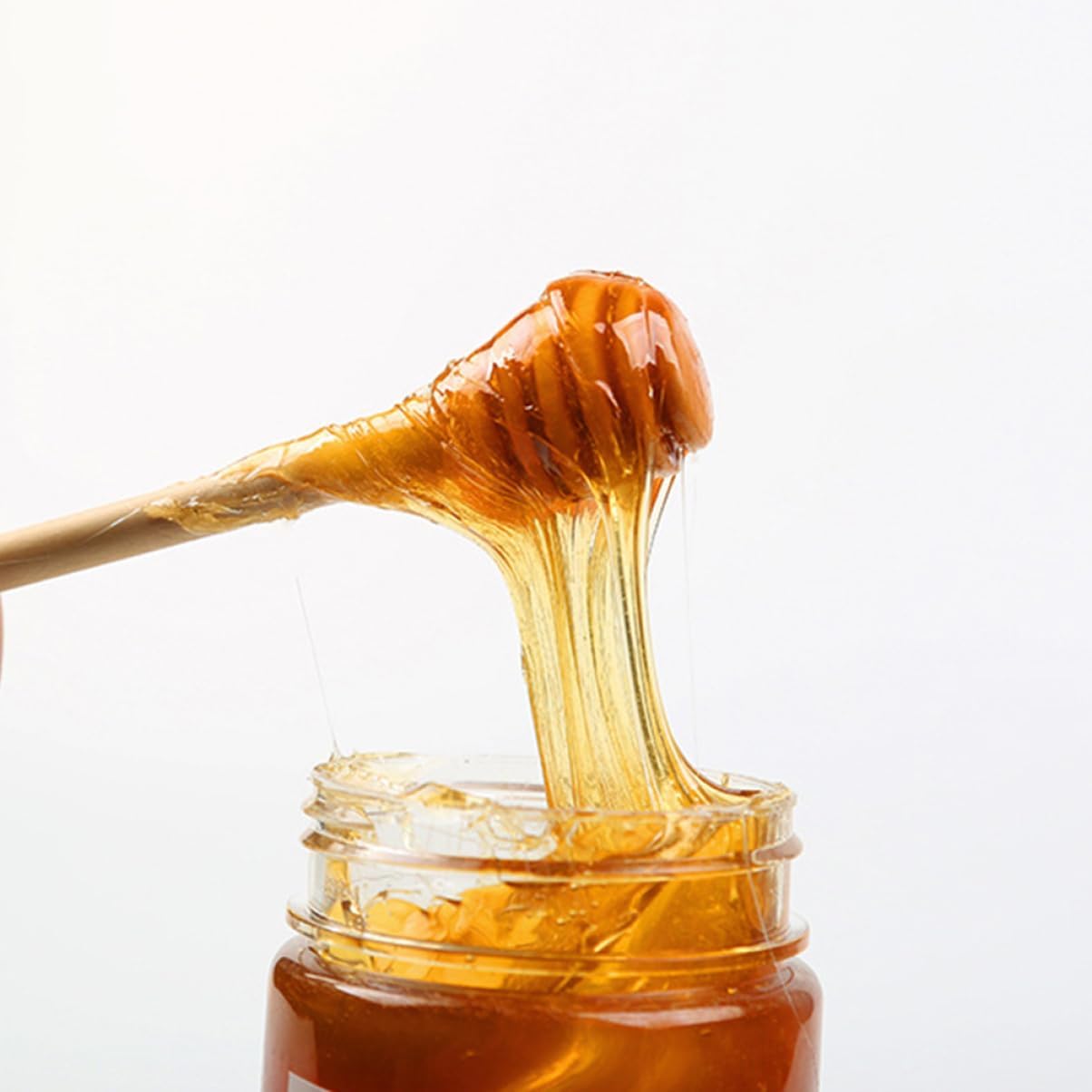 30 Pack 8cm Wooden Honey Dipper Sticks for Honey Jar and Syrup image 5