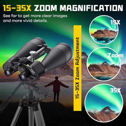 Binoculares Astronomía 15-35x80 para Adultos miniatura 3