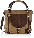 Sansibar Kusi B-596 KS 39 Damen Shopper 35x31x12 cm (B x H x T), Beige (khaki)
